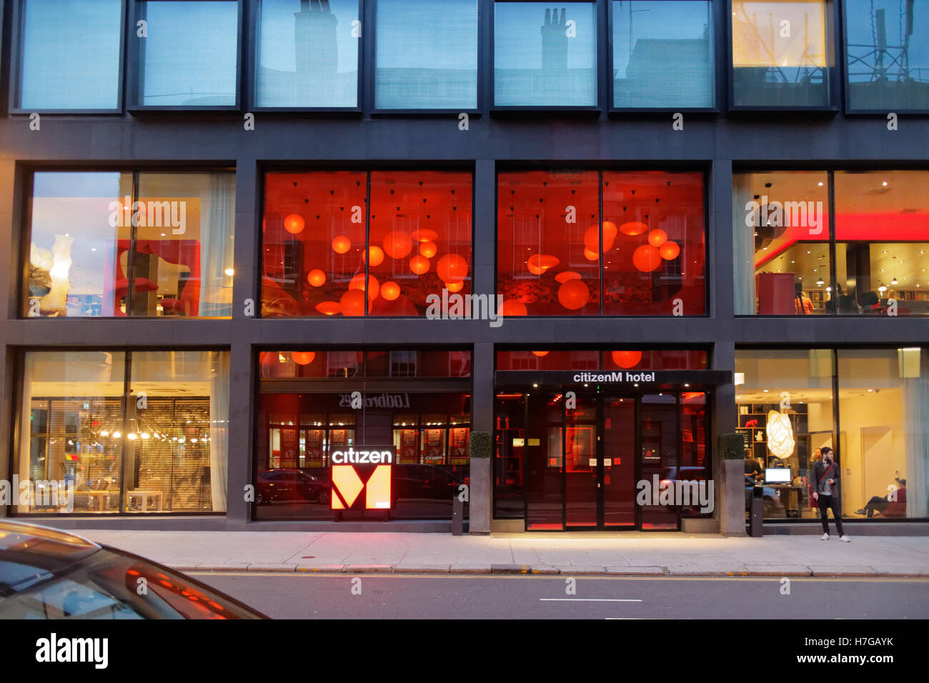 Citizen M boutique hotel Glasgow Banque D'Images