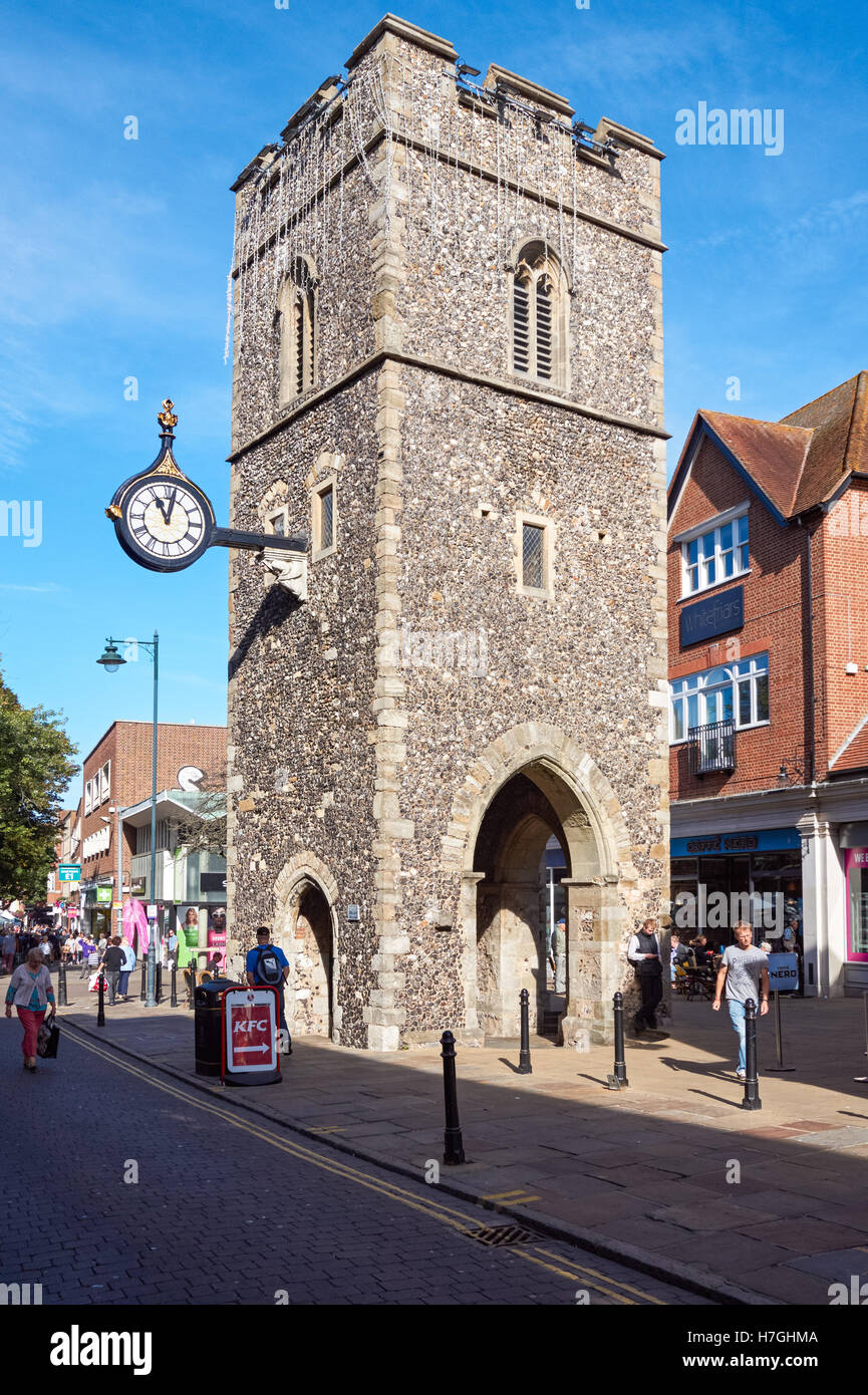 Saint George's Tower à Canterbury Kent England Royaume-Uni UK Banque D'Images
