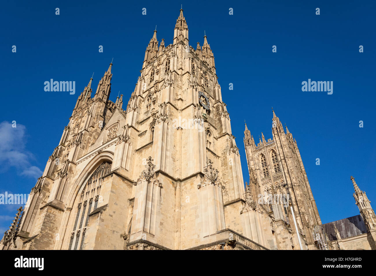 La Cathédrale de Canterbury à Canterbury, Angleterre Royaume-Uni UK Banque D'Images