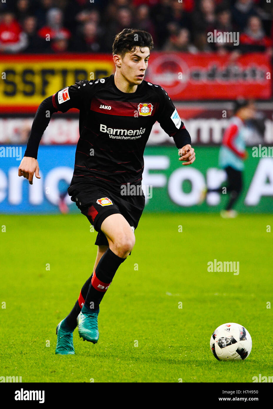 BayArena Leverkusen Allemagne. 5ème Nov, 2016. 1ère saison de Bundesliga 2016/17 ème Journée10, Bayer 04 Leverkusen vs Darmstadt 98 --- Kai Havertz (LEV) Credit : kolvenbach/Alamy Live News Banque D'Images