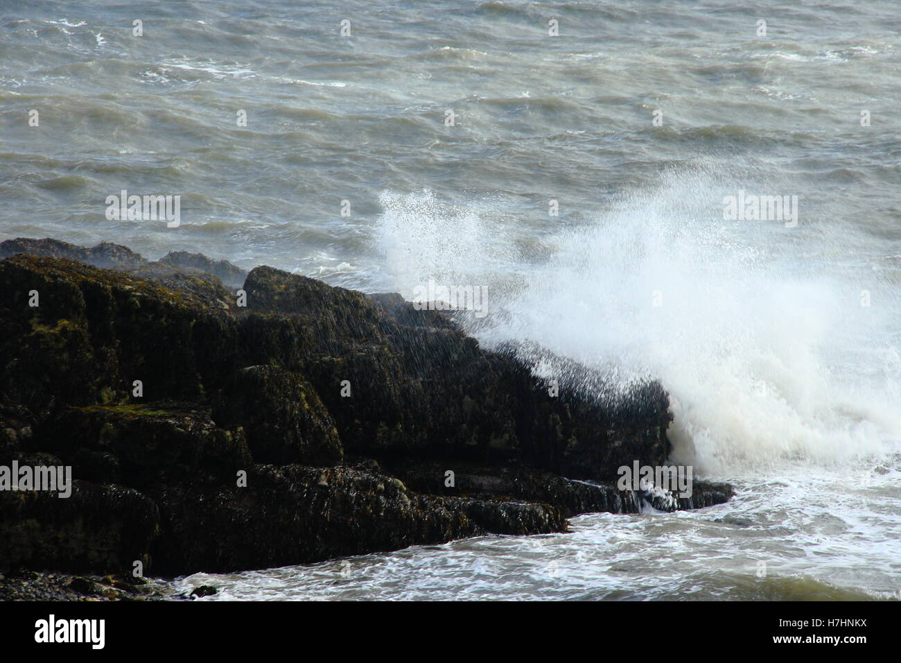 Mer houleuse Banque D'Images