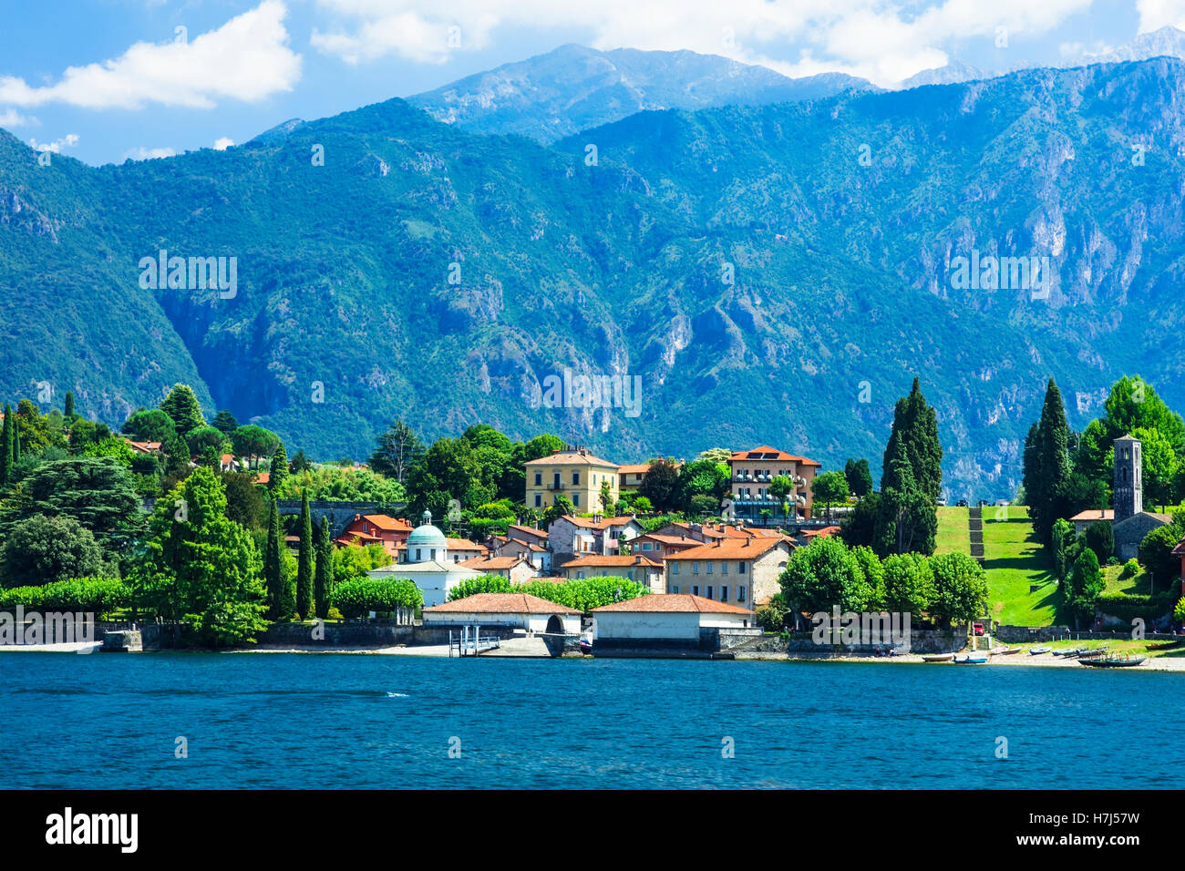 Scenic Lago di Como - Italie du nord Banque D'Images