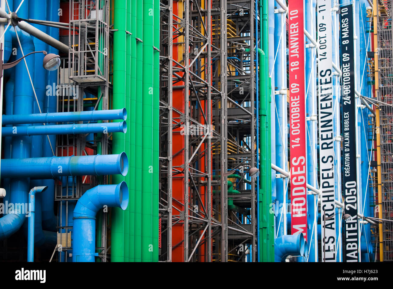 Centre Pompidou, Paris, France, Europe Banque D'Images