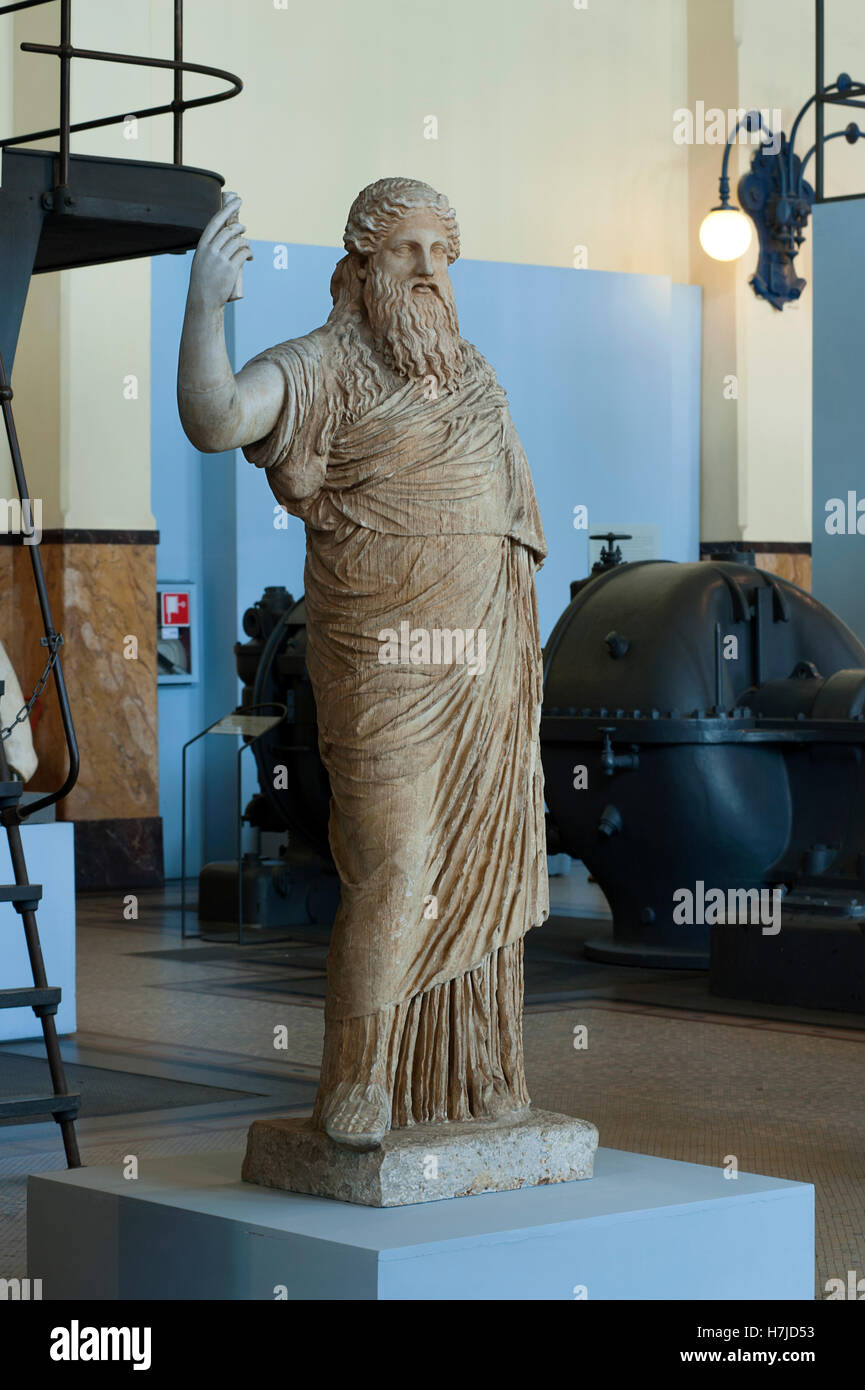 La sculpture. Centrale Montemartini Museum. Rome, Italie Banque D'Images