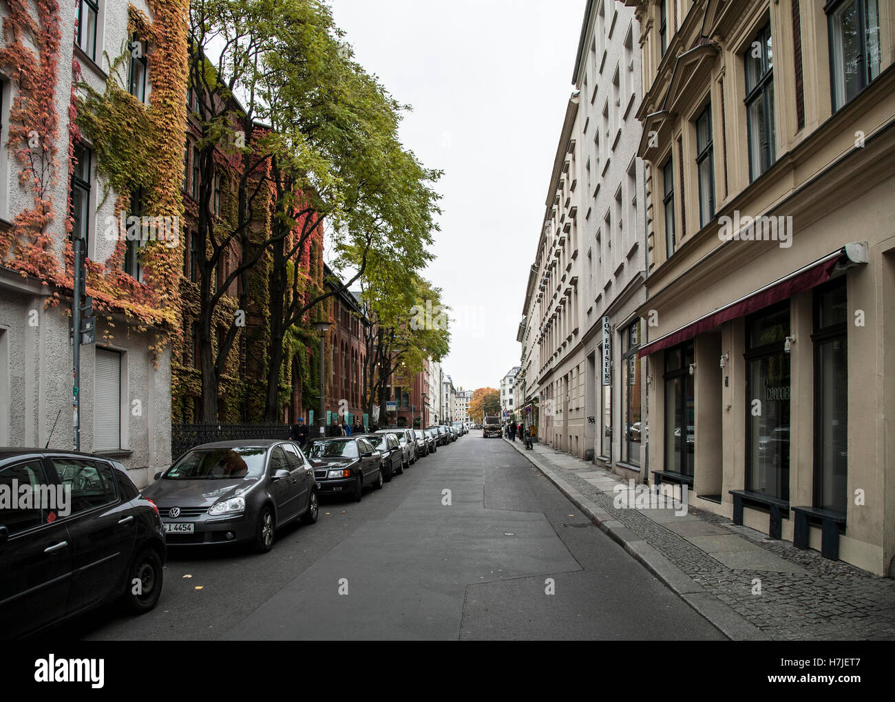 Rue de Berlin Banque D'Images
