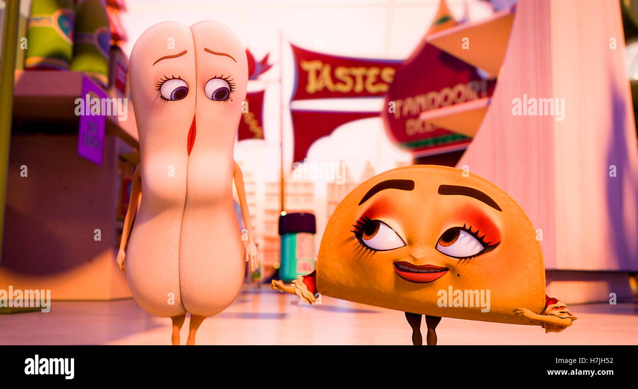 DATE DE SORTIE : Août 12, 2016 Title : Saucisse Party Studio : Columbia Pictures Réalisateur : Greg Tiernan, Conrad Vernon PLOT : un film d'animation sur l'une des saucisses dans sa quête pour découvrir la vérité sur son existence avec : Seth Rogen, Kristen Wiig, Jonah Hill (voix) (Crédit Image : c Columbia Pictures/images/) Banque D'Images