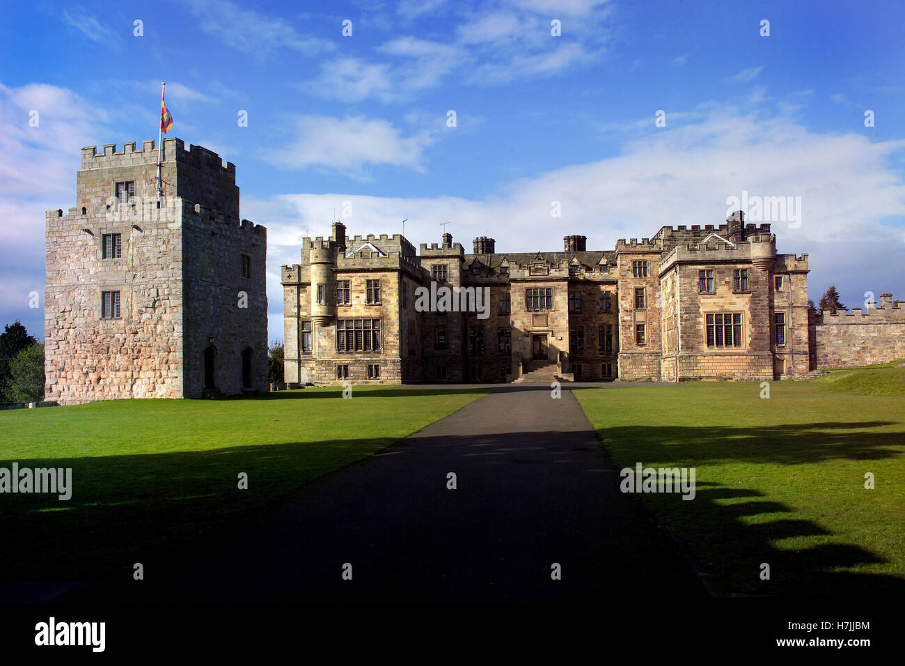 Northumberland,château Ford Banque D'Images