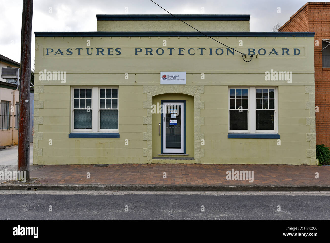 D'anciens pâturages Protection Board Building à Tenterfield en Nouvelle Galles du sud , Australie Banque D'Images