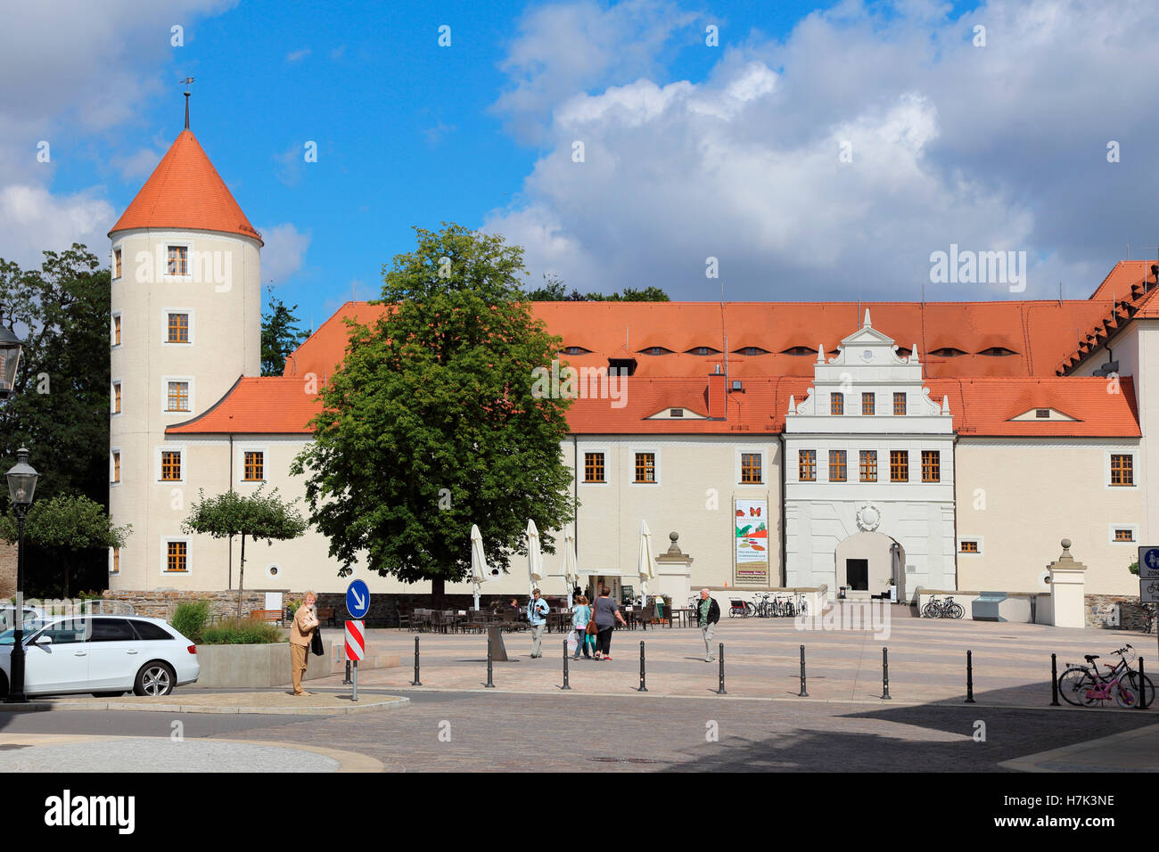 Freiberg Schloss Freudenstein Castle Banque D'Images