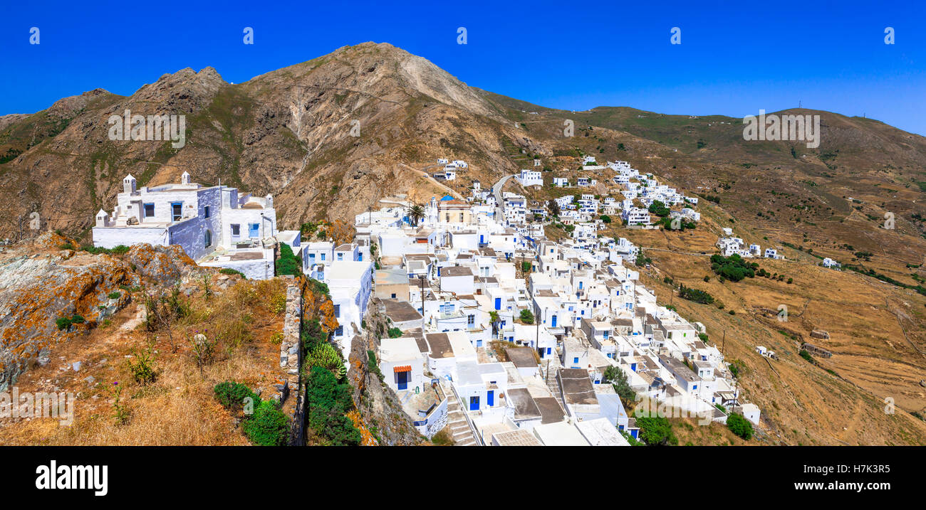 L'île de Sérifos grecque authentique. Cyclades Banque D'Images