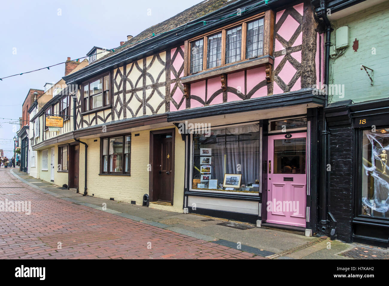 Bâtiment à colombages West Street Faversham Kent Banque D'Images