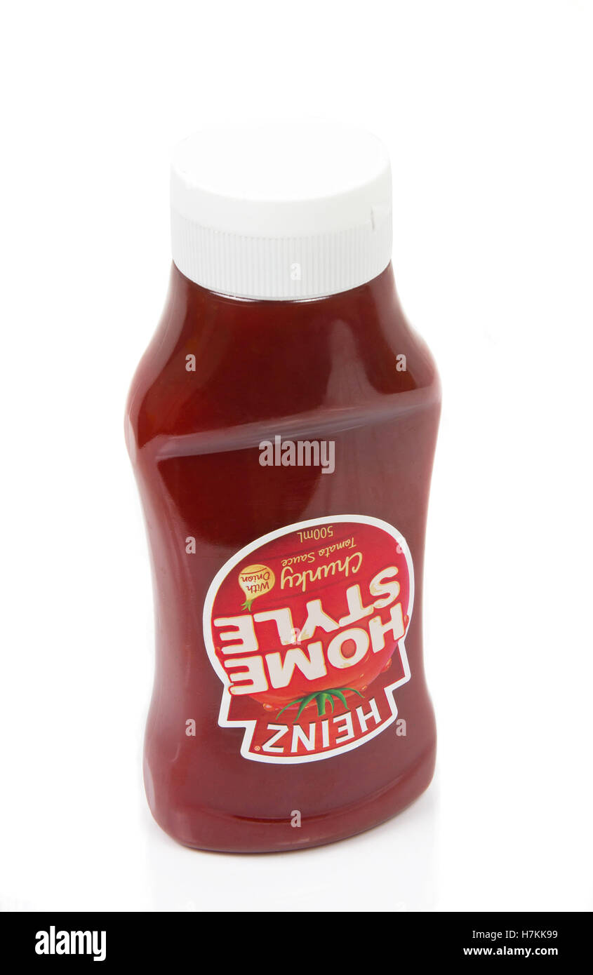 Melbourne, Australie-juillet 22,2014 : sauce tomate heinz heinz. bouteille est une entreprise de transformation des aliments des États-Unis Banque D'Images