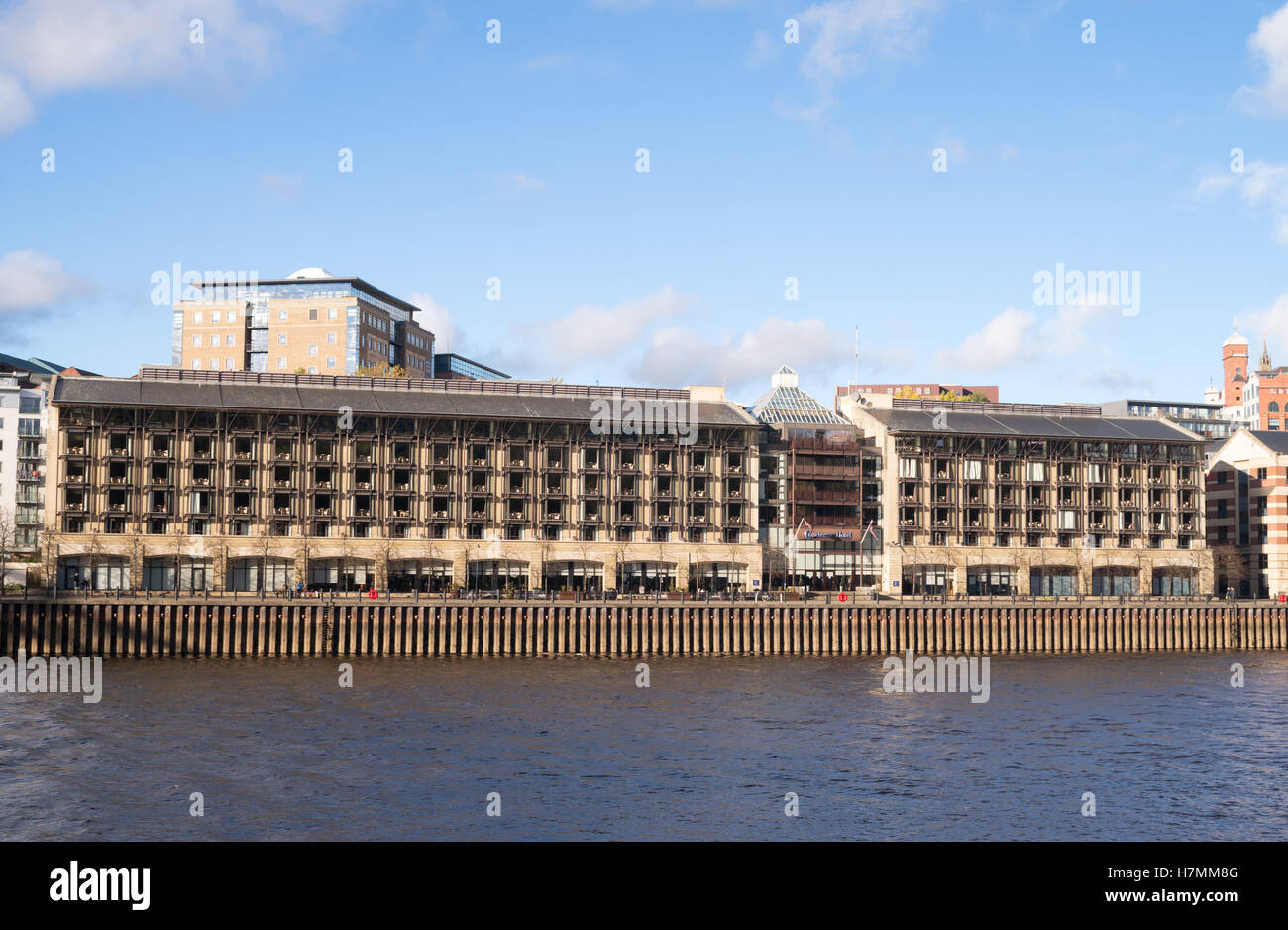 L'hôtel Copthorne, Quayside, Newcastle upon Tyne, England, UK Banque D'Images