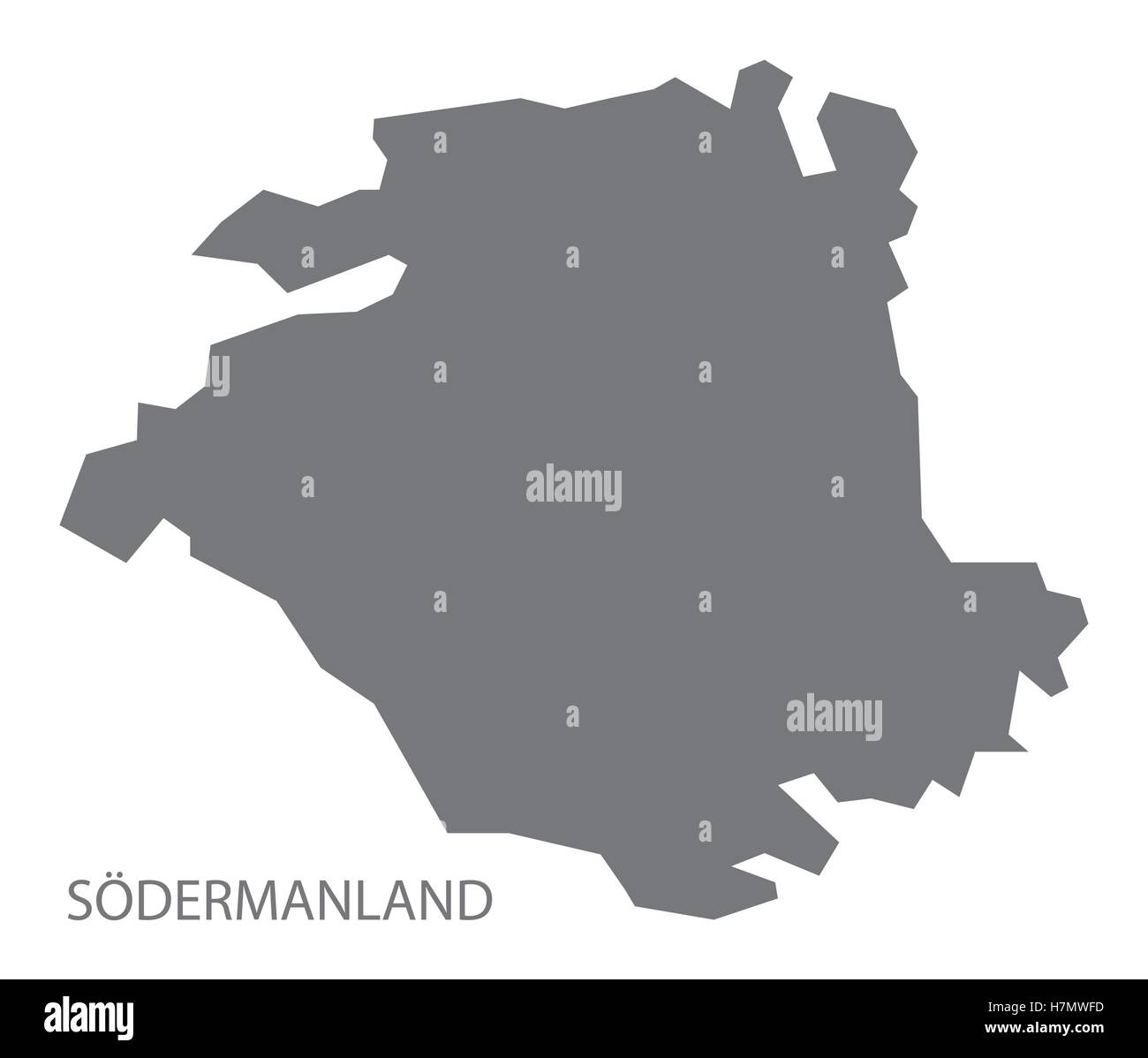 Sodermanland Suède Site gray Illustration de Vecteur