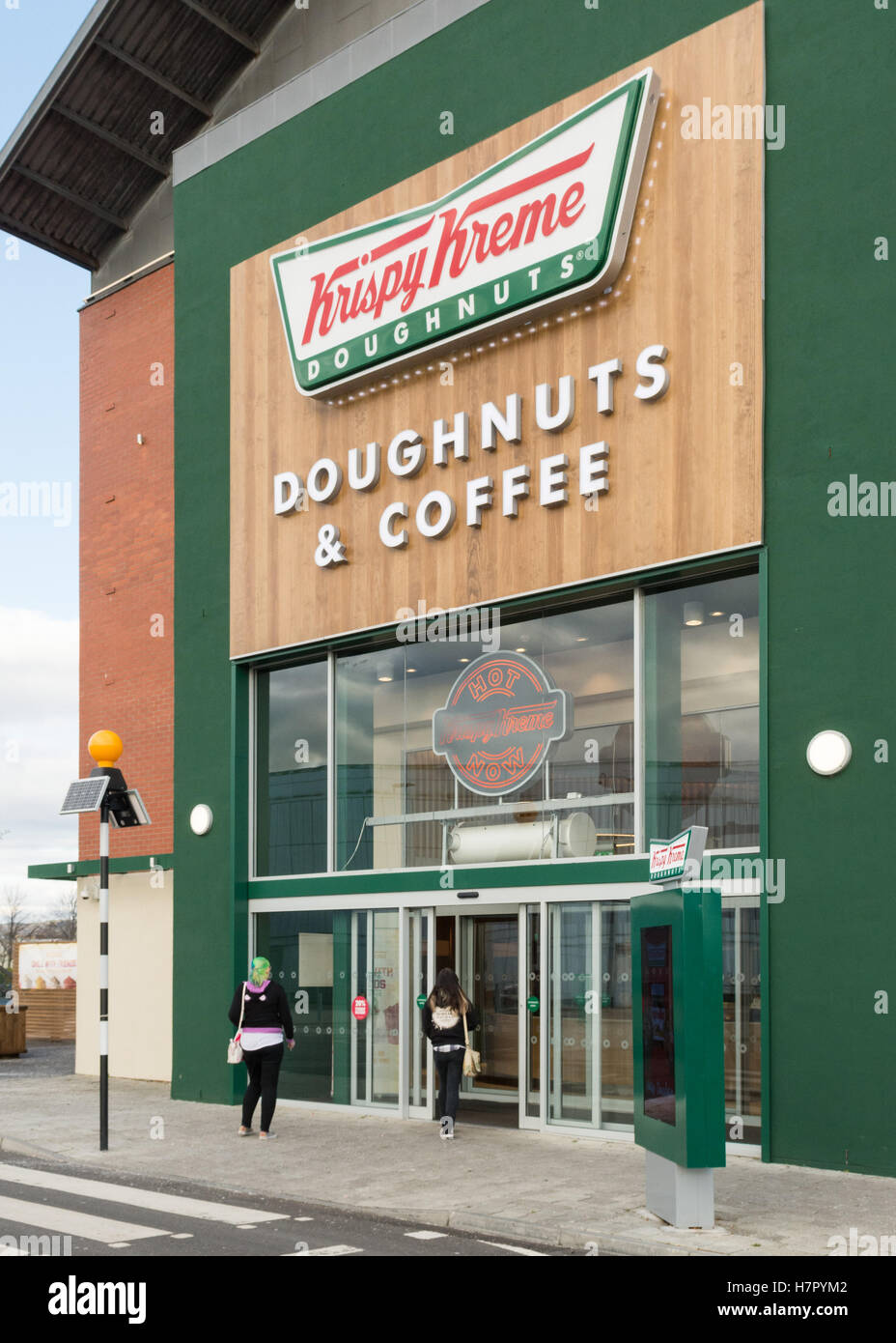 - Krispy Kreme Donuts et café - magasin à l'INTU Braehead, Glasgow, Ecosse, Europe, Royaume-Uni Banque D'Images