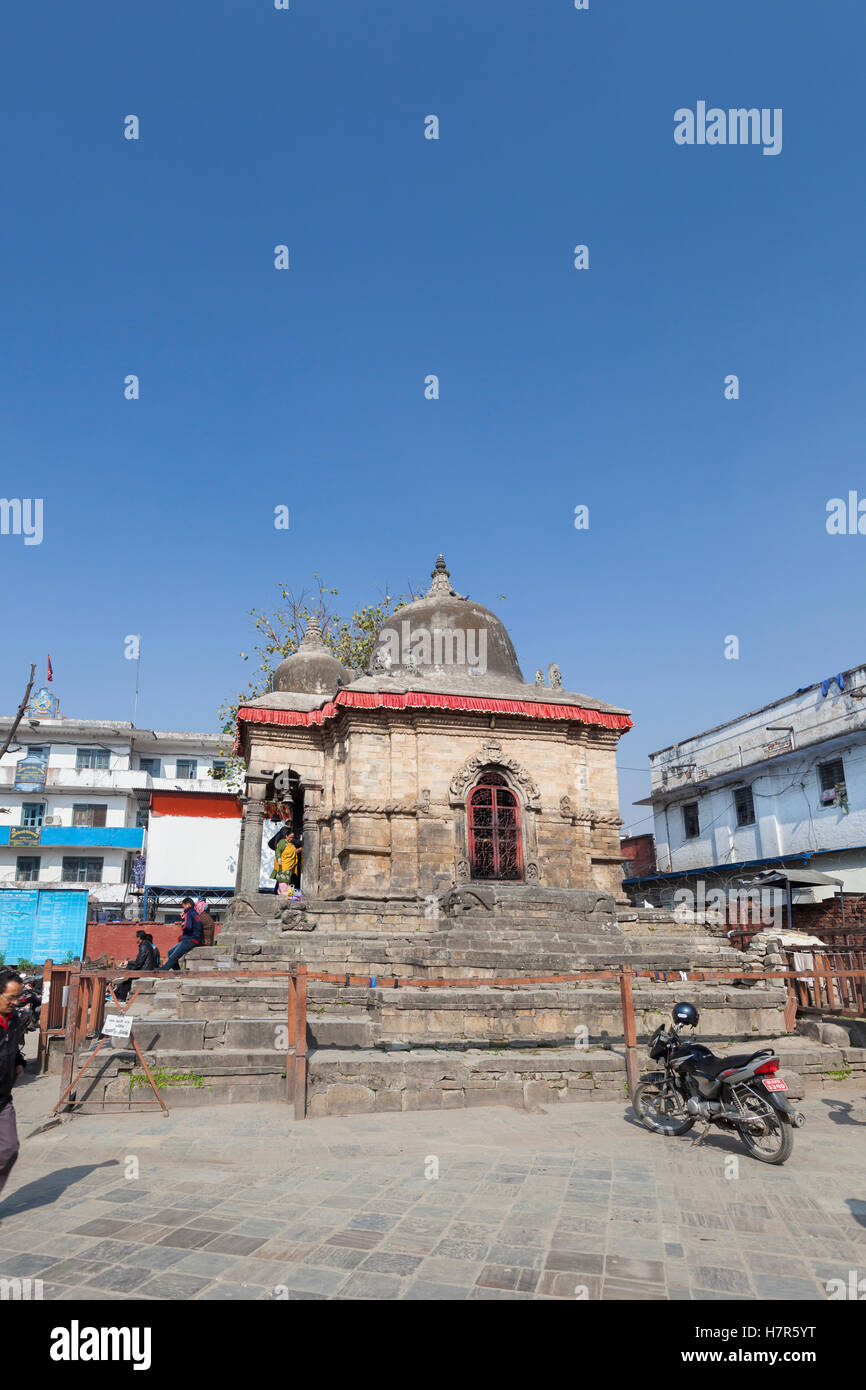 Kotilingeshwar Mahadev Temple, Durbar Square, Katmandou, Népal Banque D'Images