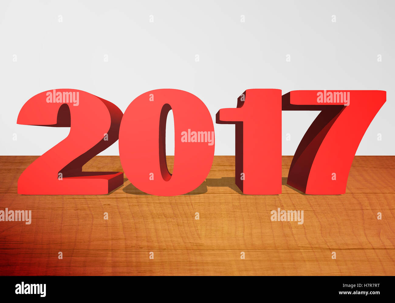 Texte 3D-2017 Banque D'Images