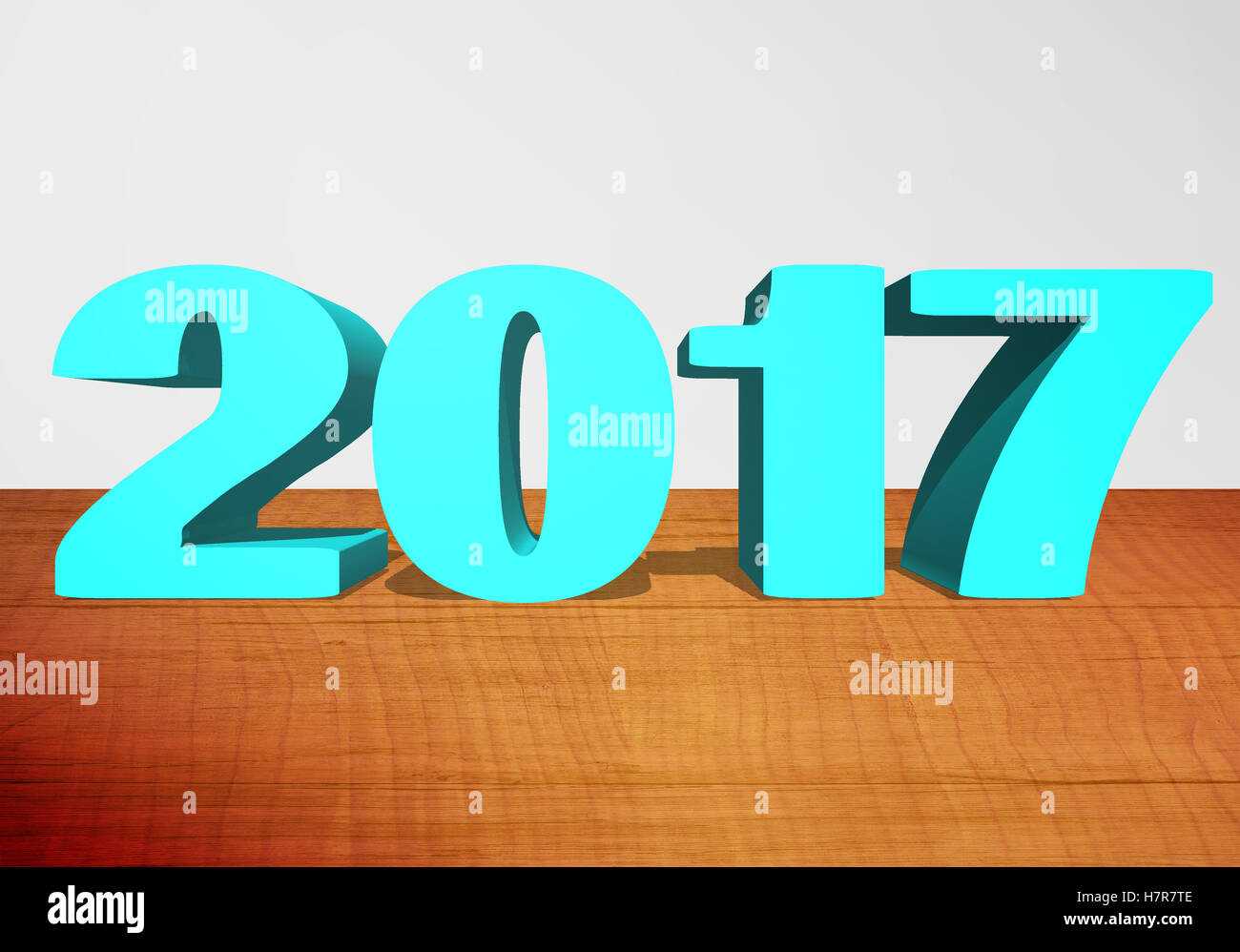 Texte 3D-2017 Banque D'Images