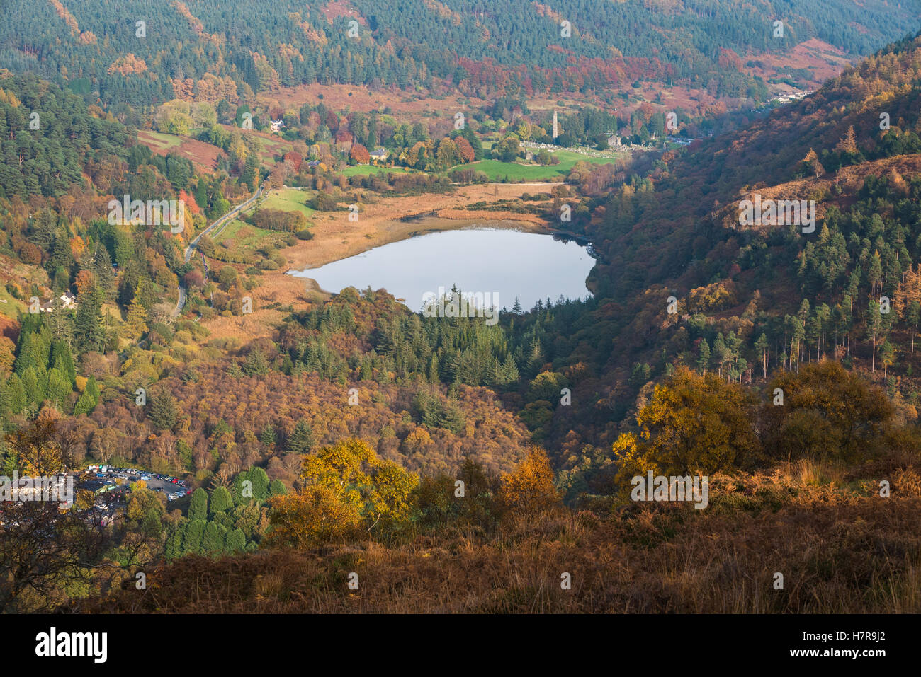 Montagnes de Wicklow, Irlande Banque D'Images