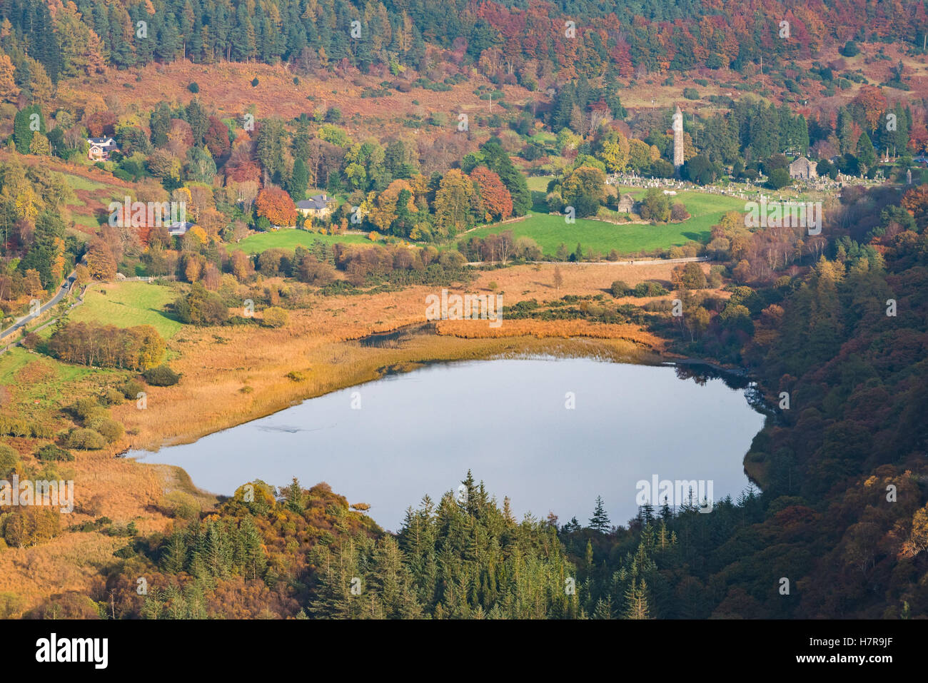 Montagnes de Wicklow, Irlande Banque D'Images