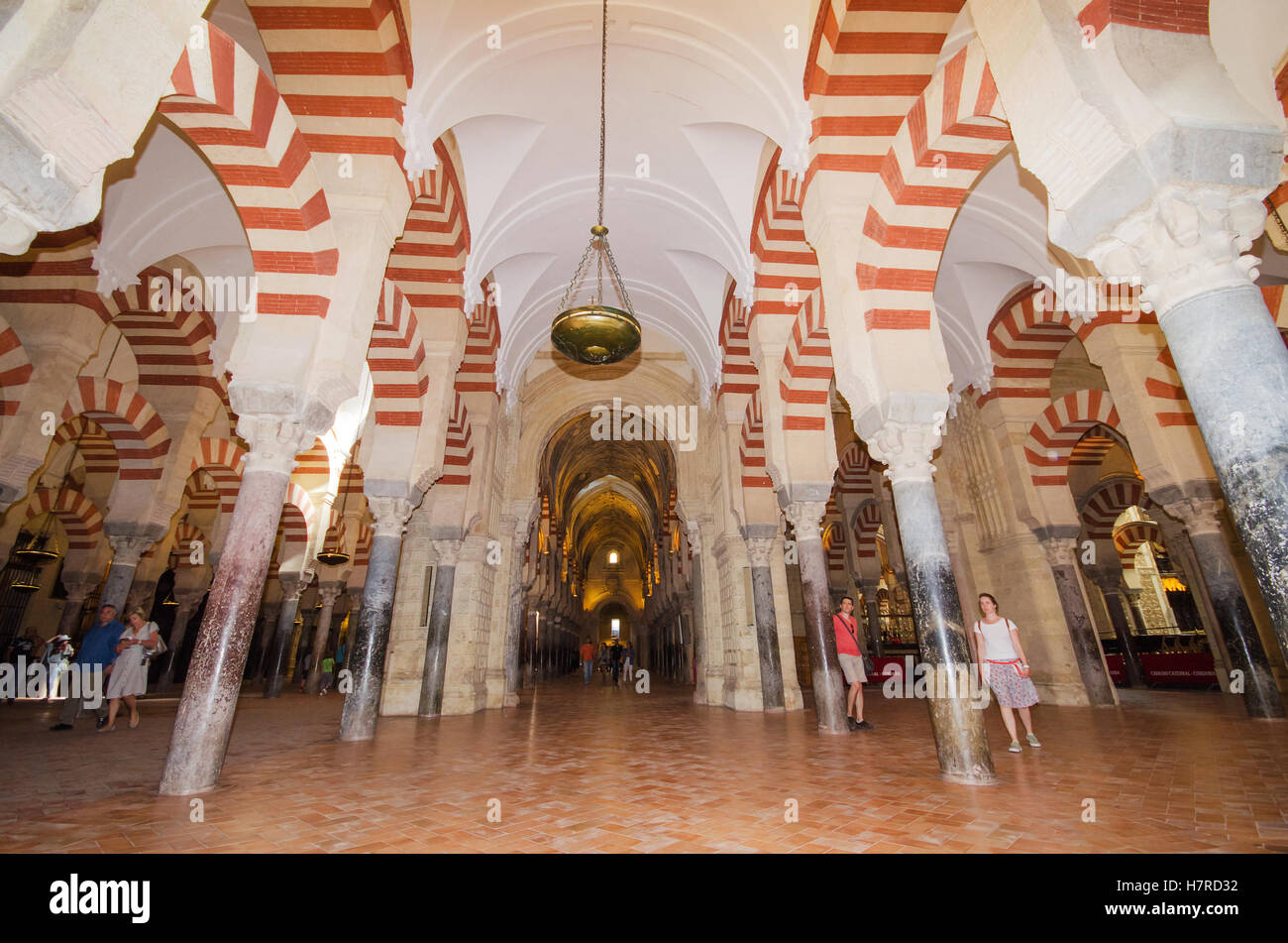 Cordoue, Espagne - 3 mai : célèbre mosquée Cordoba le 3 mai 2014 à Cordoue, Andalousie, espagne. Banque D'Images