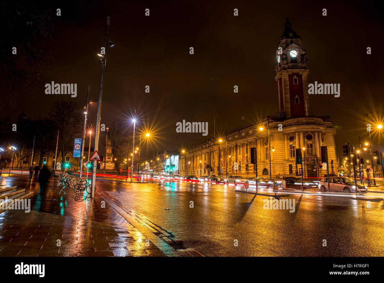 Hôtel de ville de Lambeth, Brixton, dans le sud de Londres, Londres, Angleterre Banque D'Images