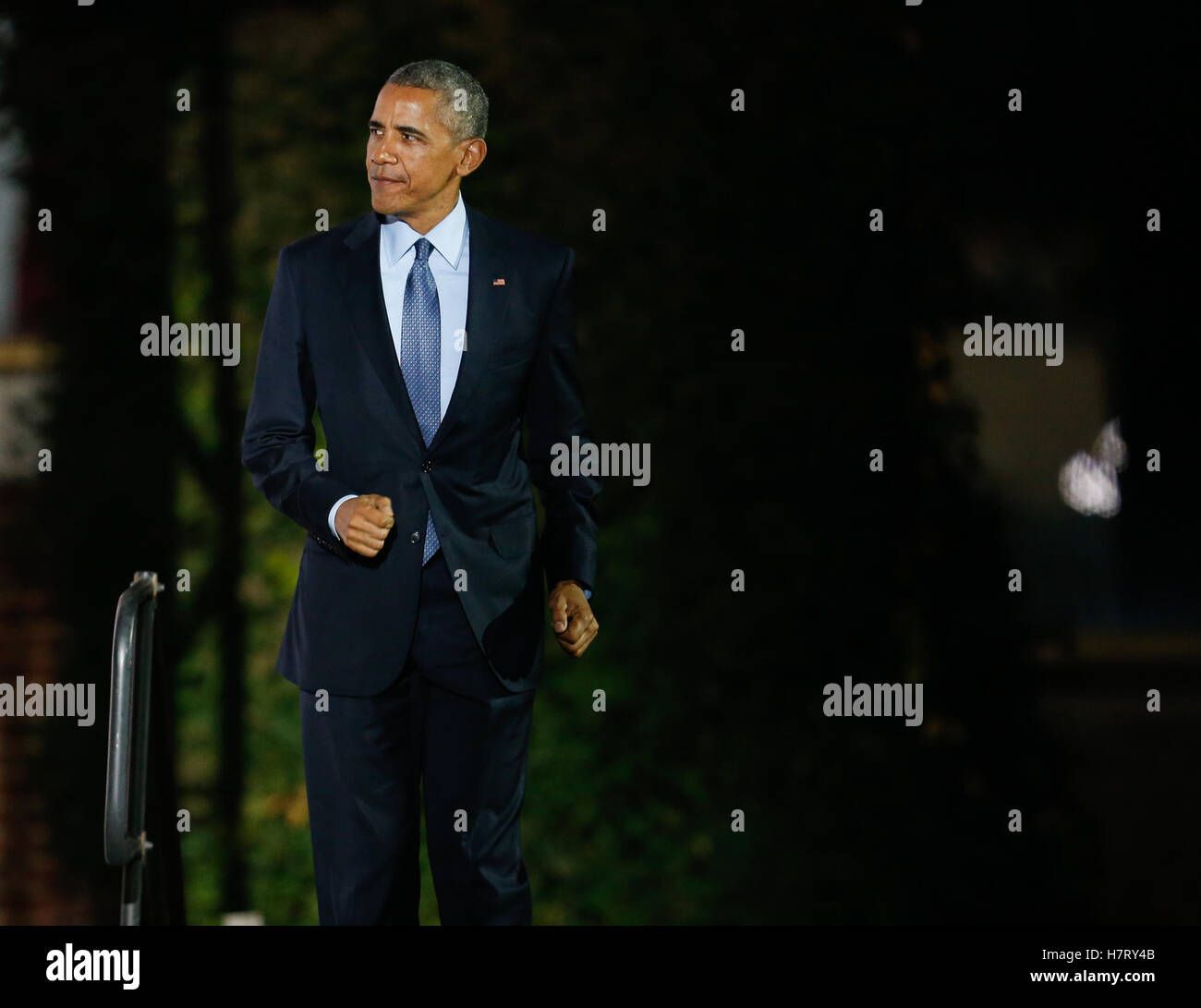 Philadelphie, USA. 07Th Nov, 2016. Le président Barack Obama prend la parole lors du rassemblement sur GOTV Independence Mall avec Hillary Clinton à Philadelphie, PA sur 11/7/2016 : Le crédit d'accès Photo/Alamy Live News Banque D'Images