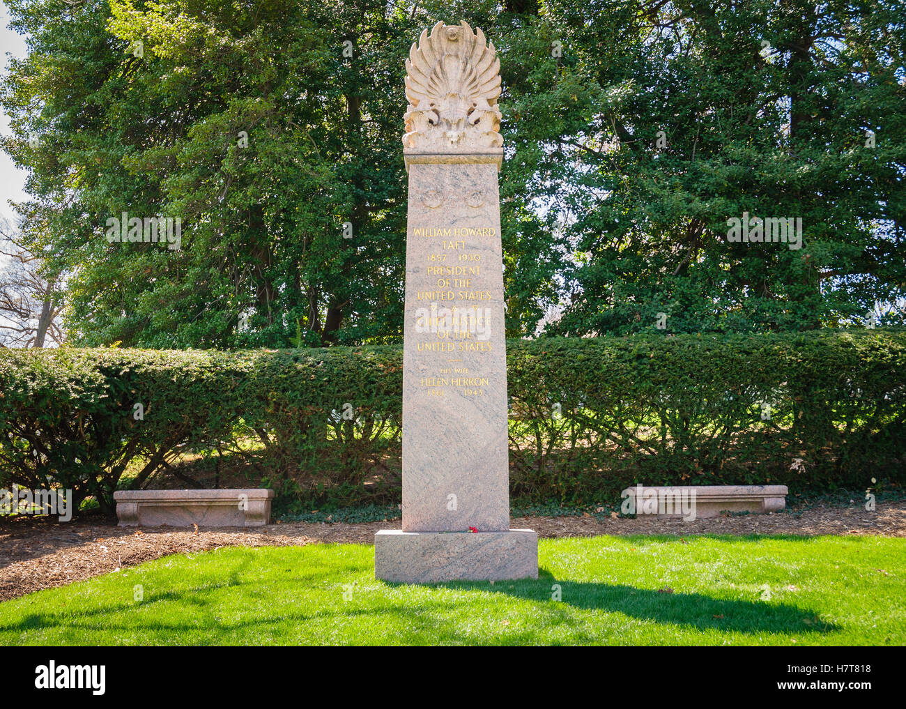 William Howard Taft grave Banque D'Images