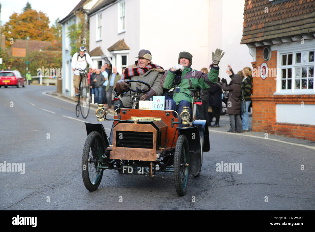 167 magnétoscope167 M. Rory cullen MM. Gilbert grace & rory cullen 1903 humberette Royaume-Uni fd213 Banque D'Images