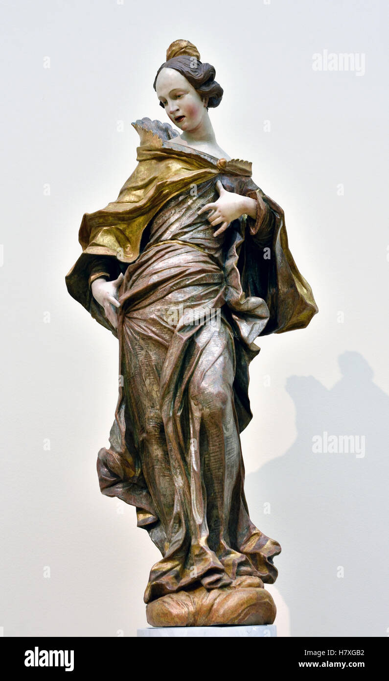 Joseph Anton Feuchtmayer 1696 - 1770 stuccoist Rococo important et sculpteur, active dans le sud de l'Allemagne et la Suisse. Banque D'Images