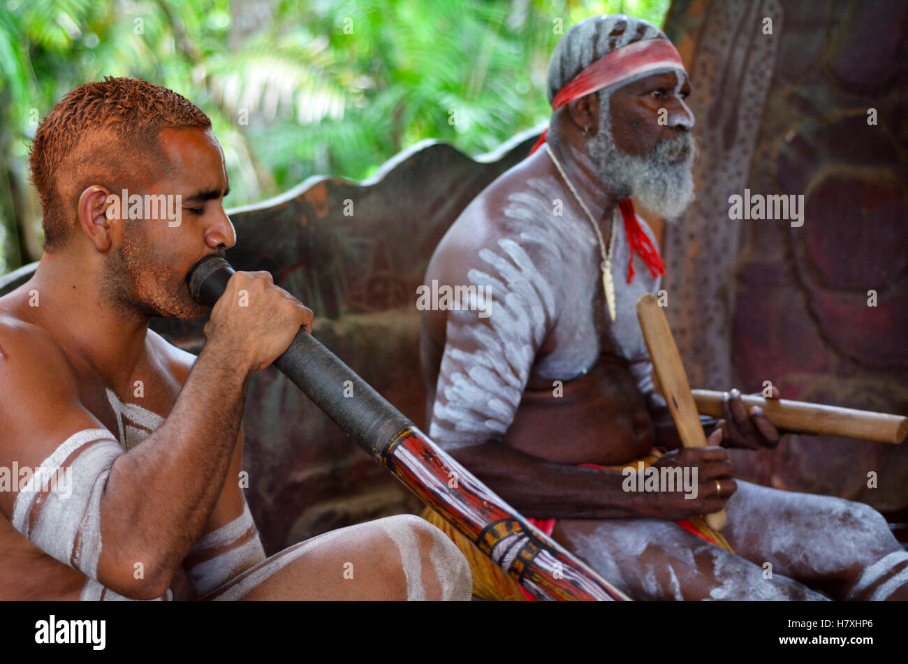 Aboriginal Didgeridoo Australia Banque d'image et photos Alamy