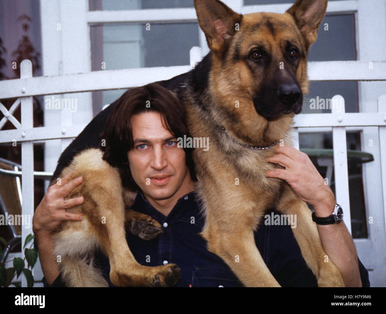 Kommissar Rex, (KOMMISSAR REX) D 1994, TOBIAS MORETTI, Ausdruck : Hund, Schäferhund Banque D'Images