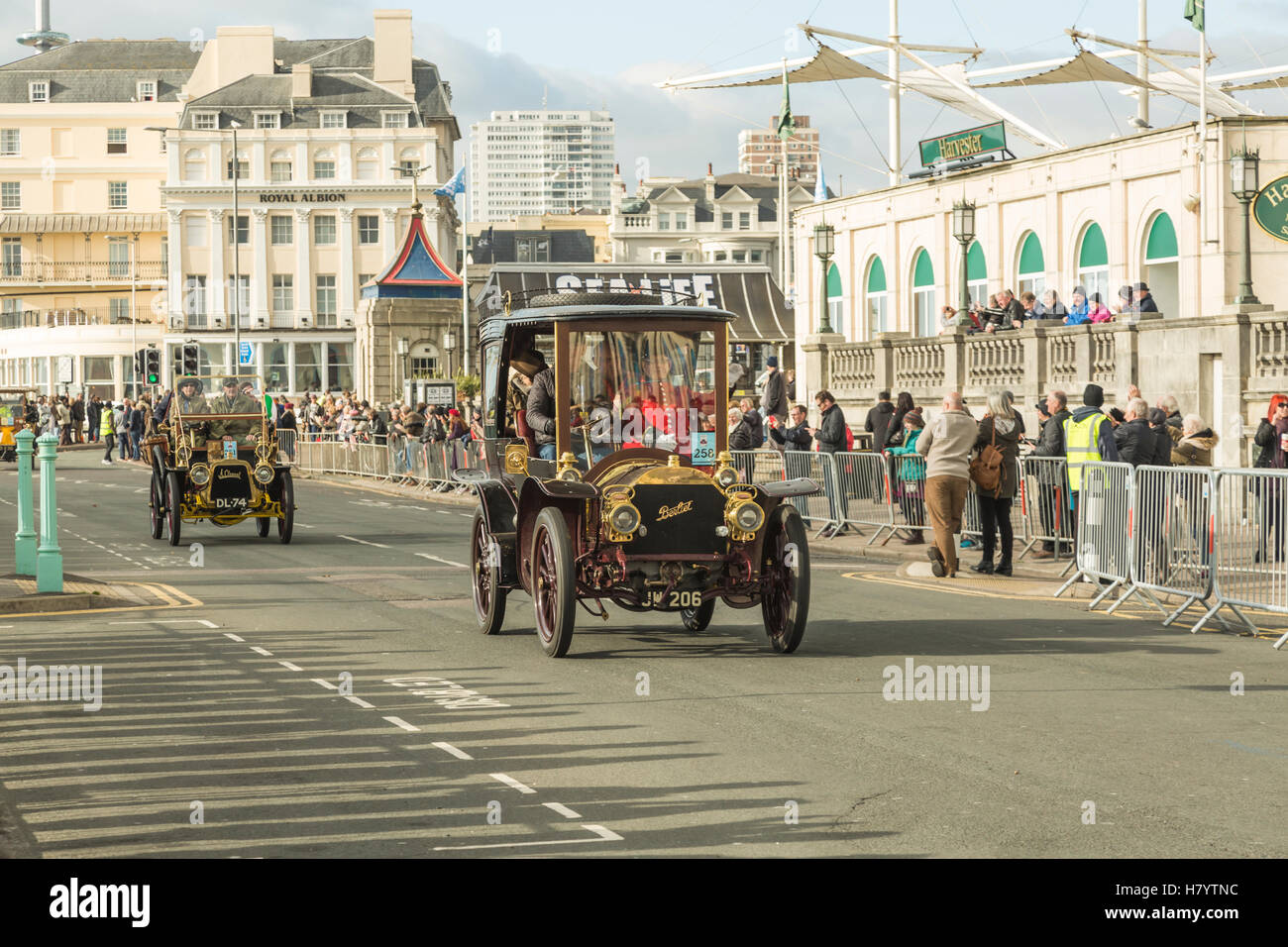 Bonham's London to Brighton Veteran Rallye automobile Banque D'Images