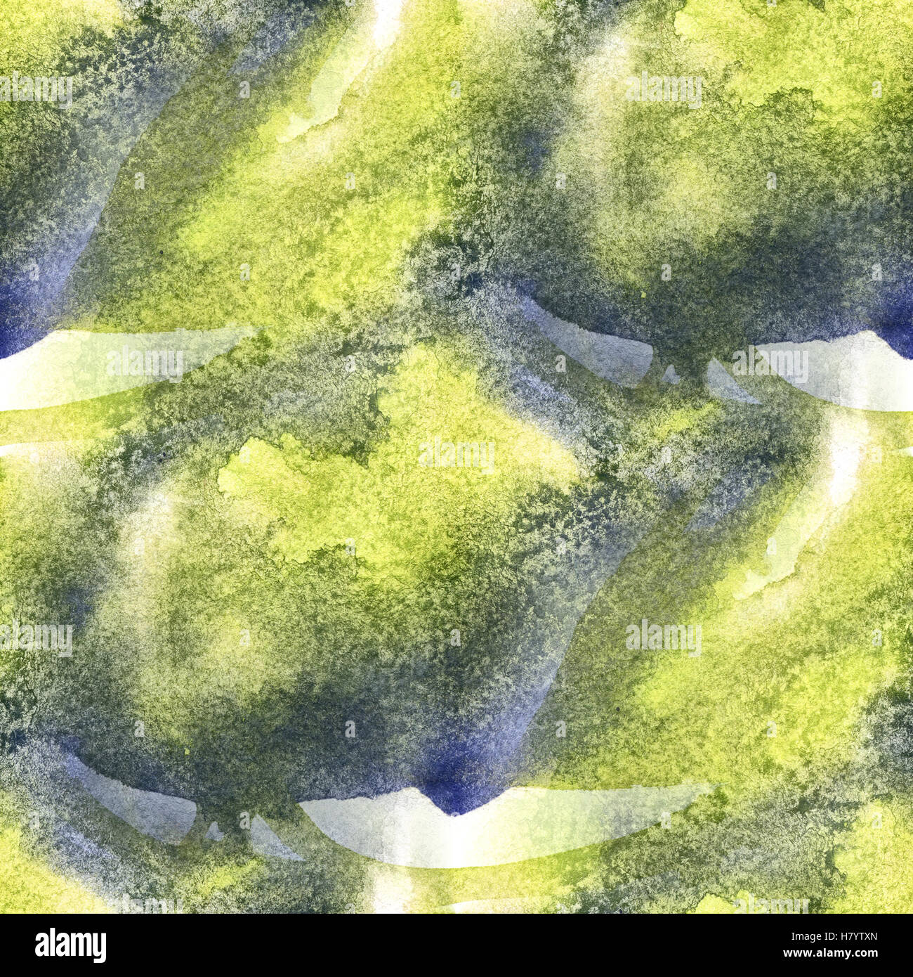 Vert noir transparent coloré abstrait aquarelle pour le fond. L'art numérique papier peint peinture aquarelle Banque D'Images