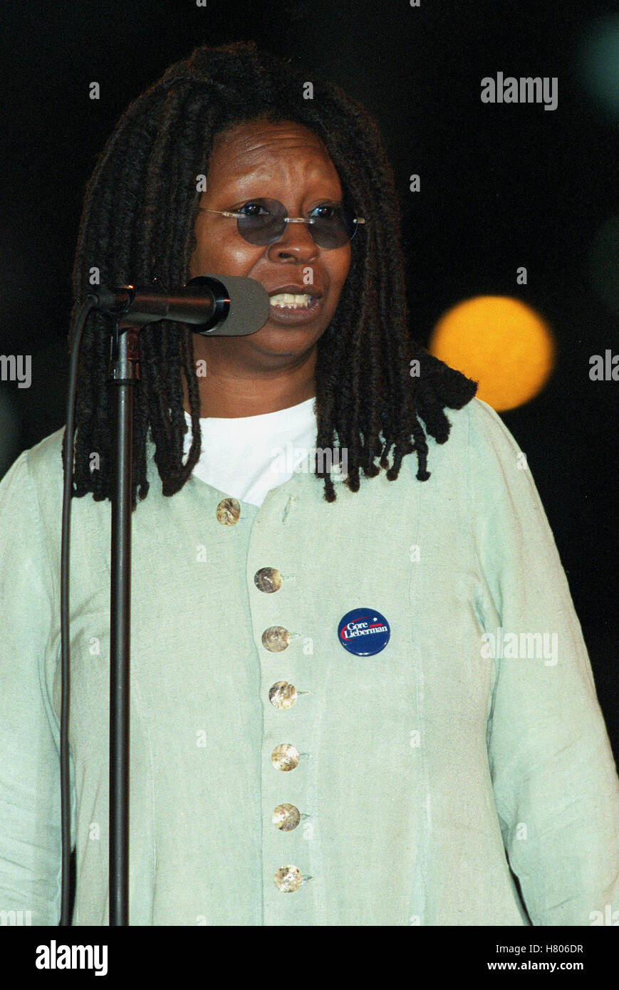 WHOOPI GOLDBERG AL GORE LA RALLYE USA WESTWOOD LA USA 02 novembre 2000 Banque D'Images