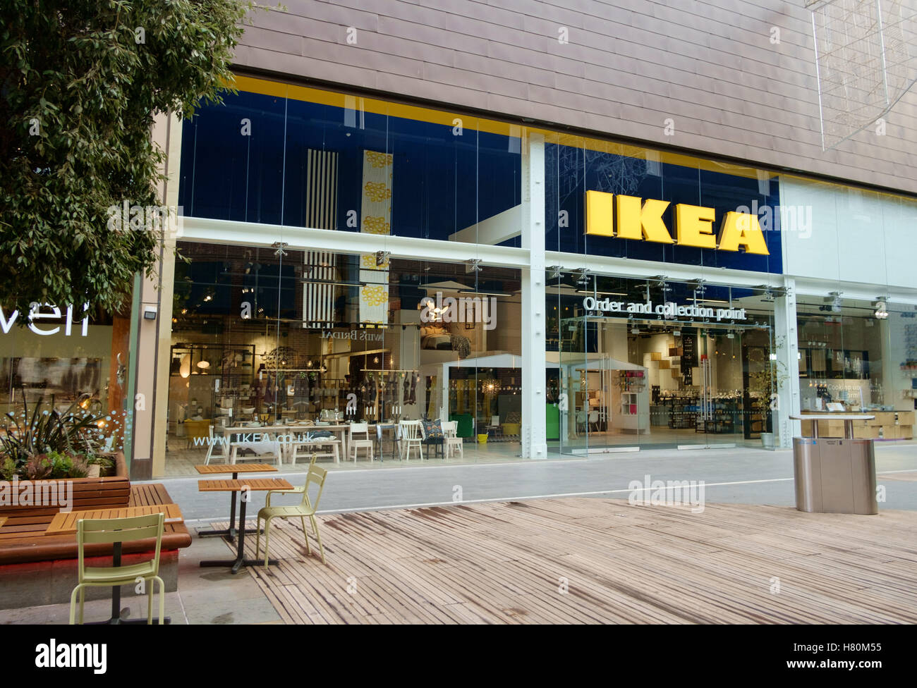 Point de collecte et d'ordre Ikea store dans Westfield Stratford, East London, UK Banque D'Images