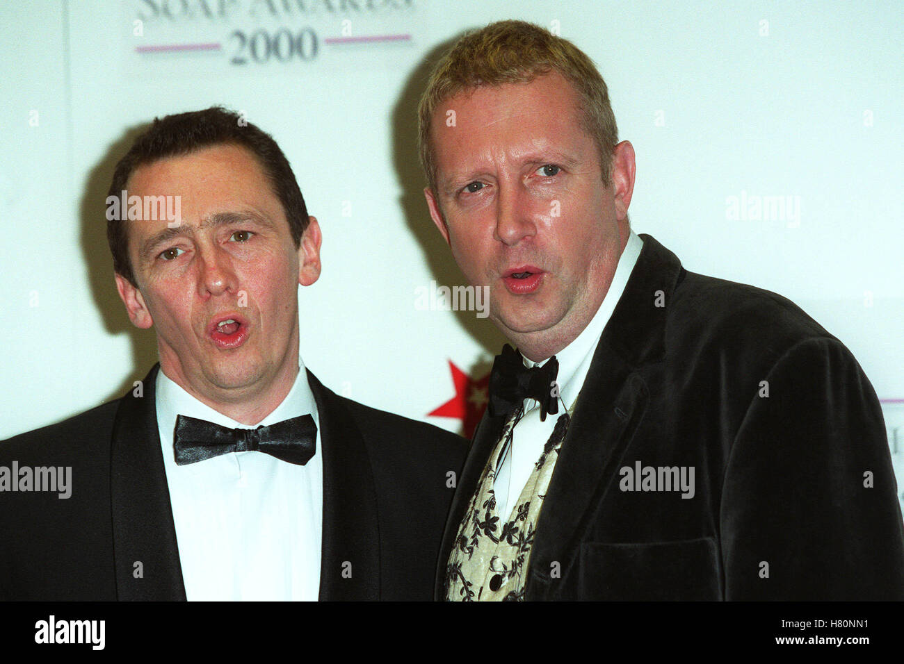 PAUL WHITEHOUSE MARK WILLIAMS Londres Angleterre 31 Mai 2000 Banque D'Images