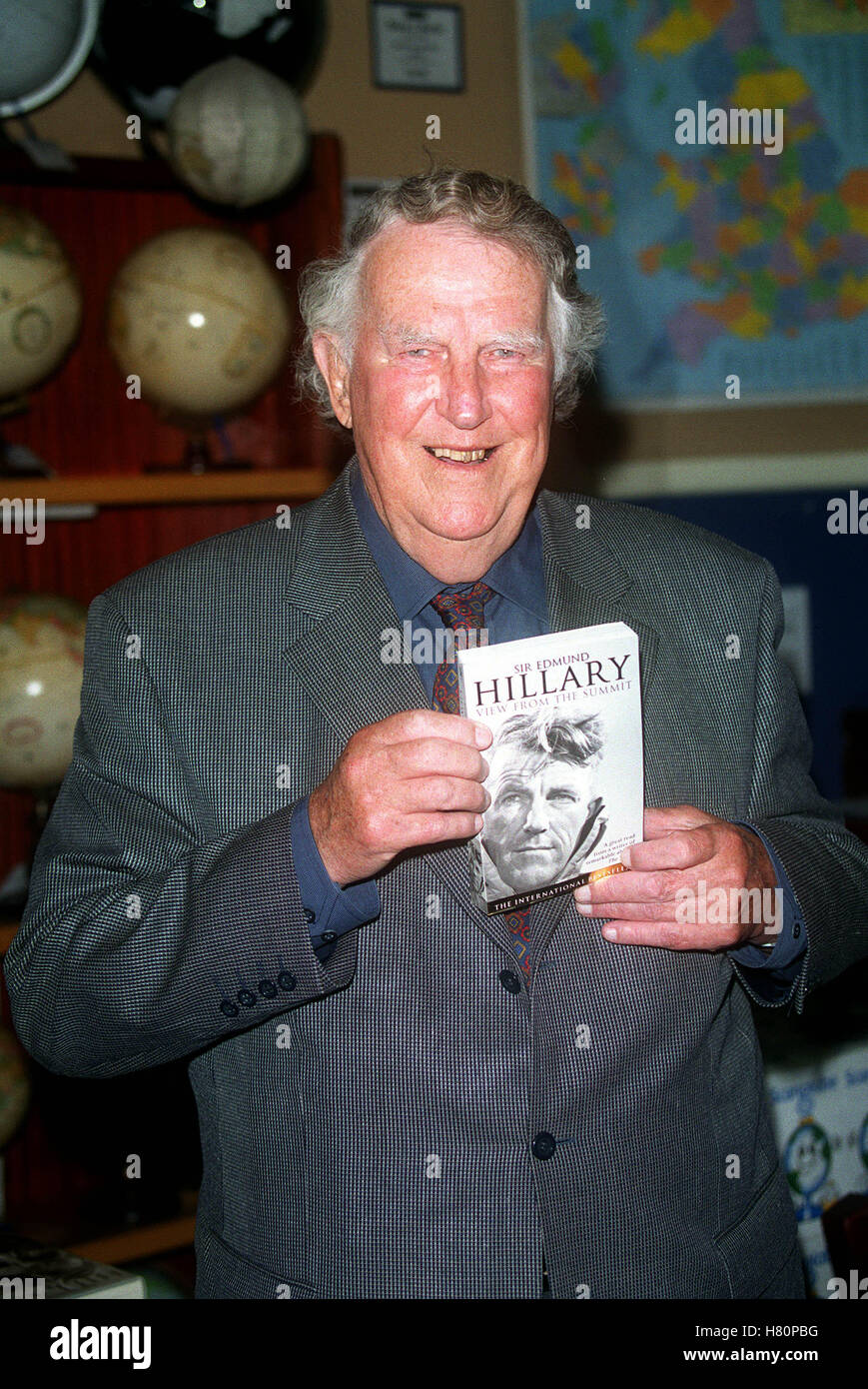 SIR Edmund Hillary, 20 juin 2000 Banque D'Images