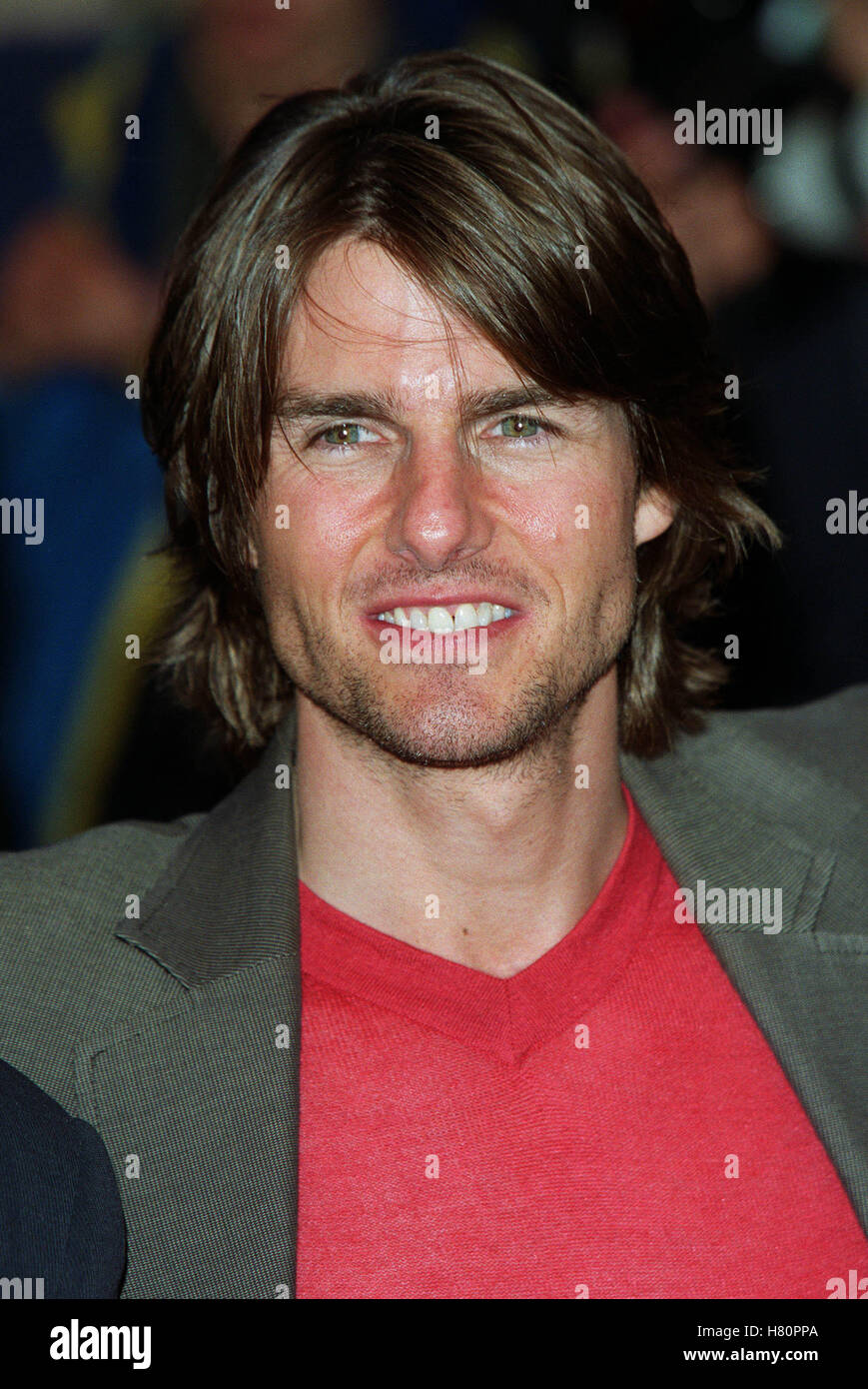 TOM CRUISE MISSION IMPOSSIBLE 2 PREMIER LONDON/ANGLETERRE LEICESTER SQ 04 Juillet 2000 Banque D'Images