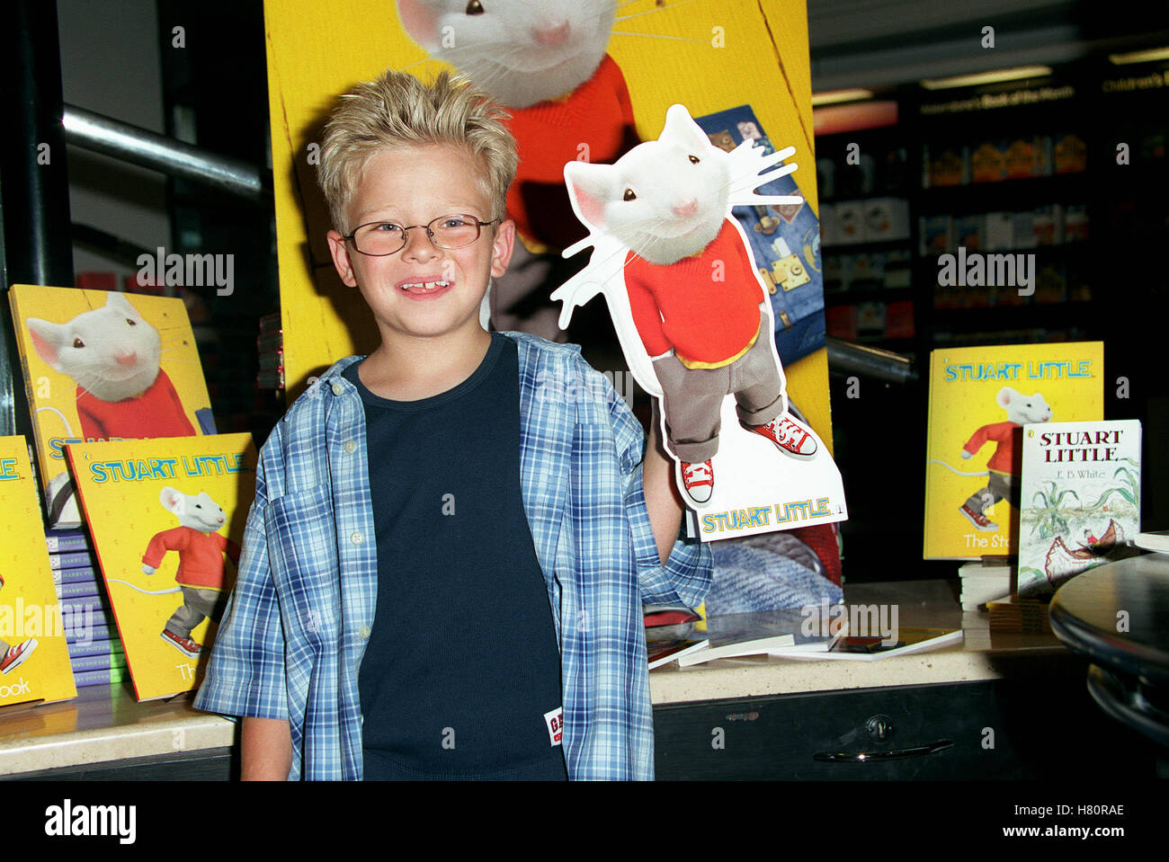 JONATHAN LIPNICKI STUART LITTLE BOOKSIGNING Londres Angleterre 15 Juillet 2000 Banque D'Images