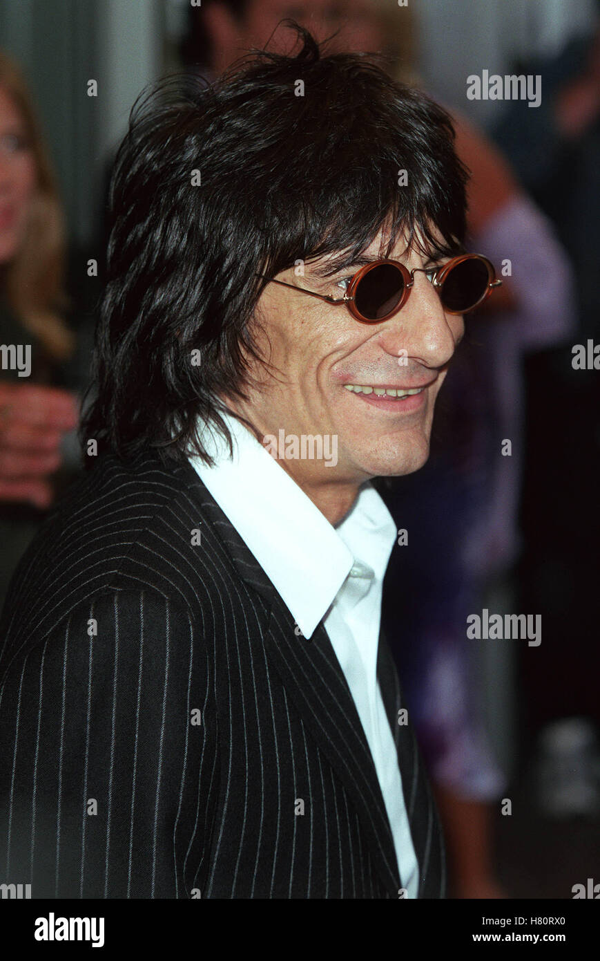 RONNIE WOOD ENTRÉ EN 60 SECONDES FILM PREM LONDON ANGLETERRE 26 Juillet 2000 Banque D'Images