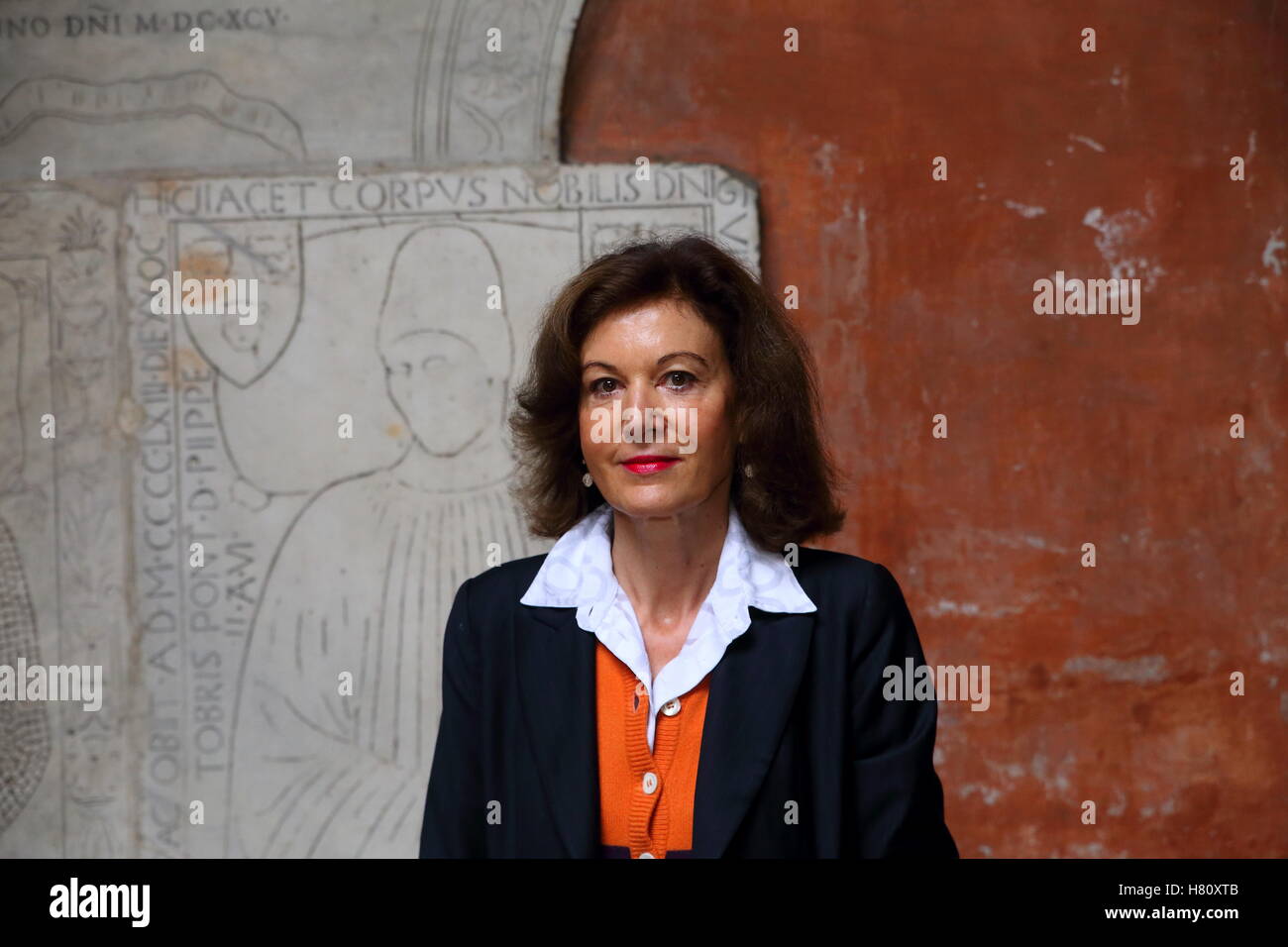 Roma, Italie. 05Th Nov, 2016. Photocall du film français 'Agnus Dei' avec Luxembourg directeur Anne Fontaine. Présenté et acclamé au Festival du Film de Sundance 2016, 'Agnus Dei' a été parmi les quatre films pré-sélectionnés par la France pour la nomination aux Oscars en 2017. © Matteo Nardone/Pacific Press/Alamy Live News Banque D'Images
