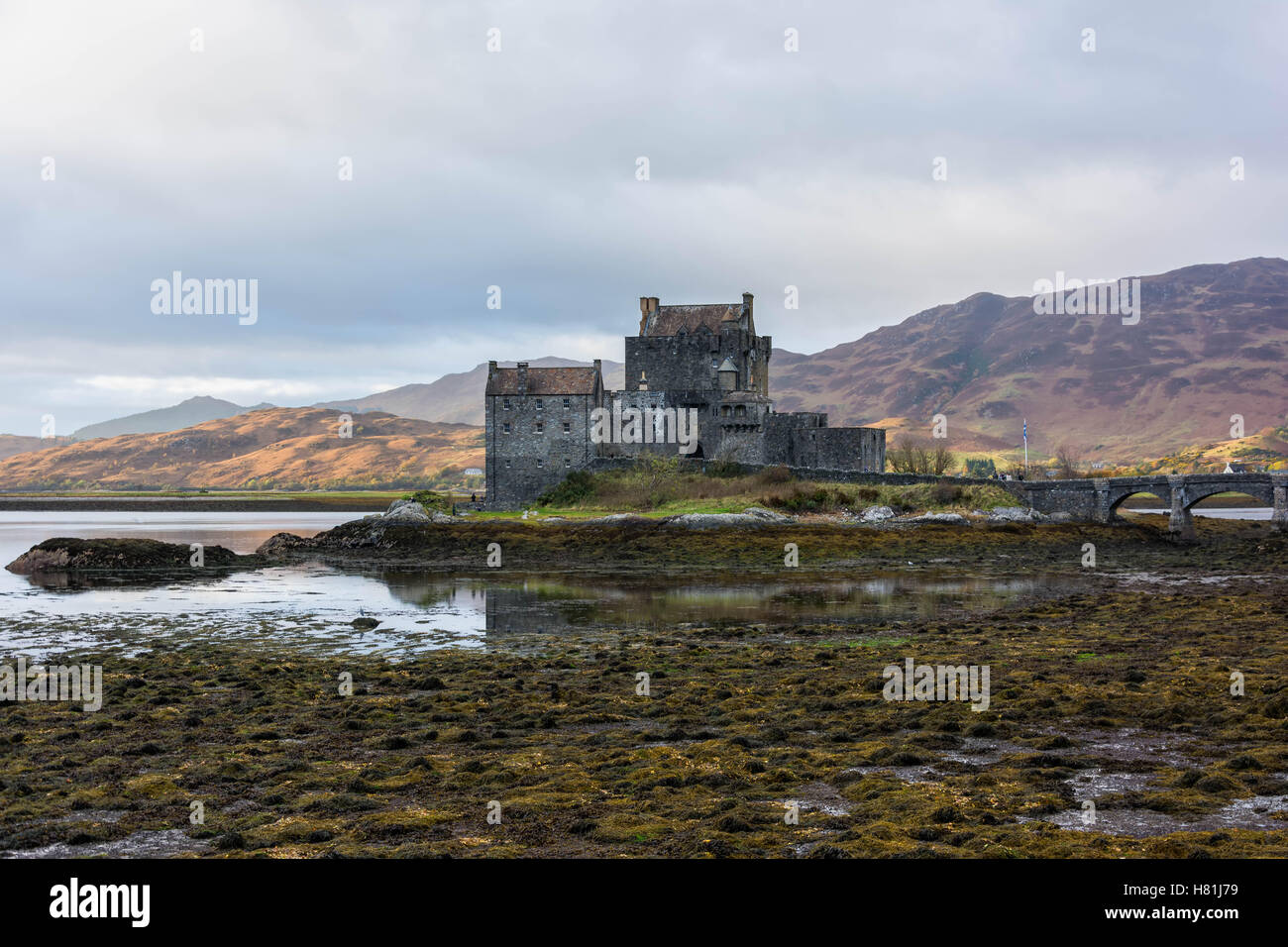 Le château d'Eilean Donan, dornie, Skye et Lochalsh, Ecosse, Royaume-Uni Banque D'Images