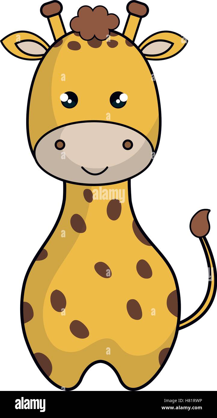 Cute Giraffe Animal Vecteur Illustration Design Style Kawaii Image Vectorielle Stock Alamy Cute Giraffe Animal Vecteur Illustration Design Style Kawaii Image Vectorielle Stock Alamy