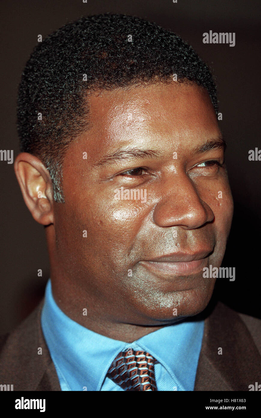 DENNIS HAYSBERT ROOTS 25E ANNIVERSAIRE DE L'ACADÉMIE DES RACINES TV ARTS LA USA 15 janvier 2002 Banque D'Images