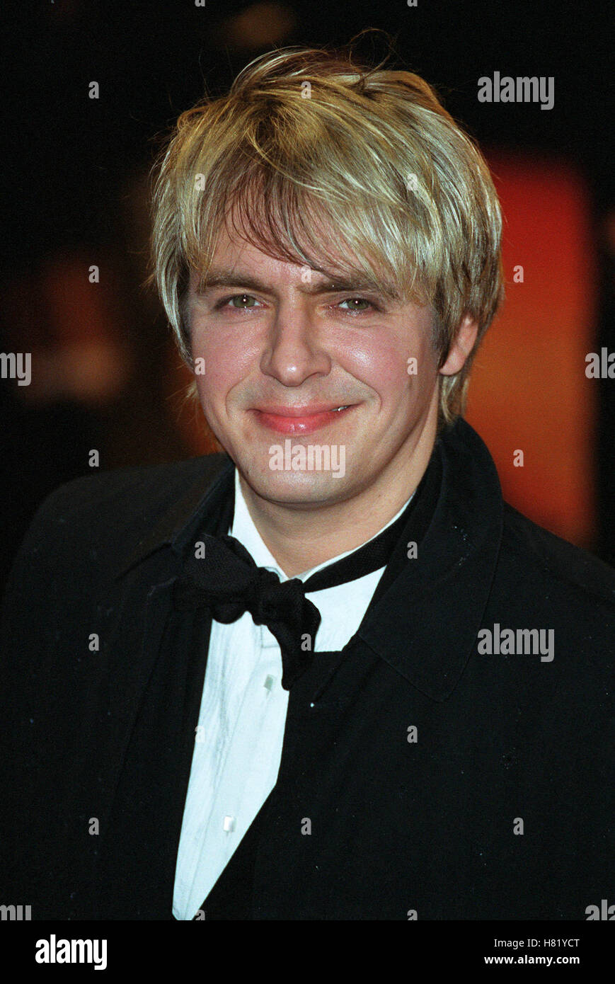 NICK RHODES BAFTA Leicester Square Londres Angleterre 24 Février 2002 Banque D'Images