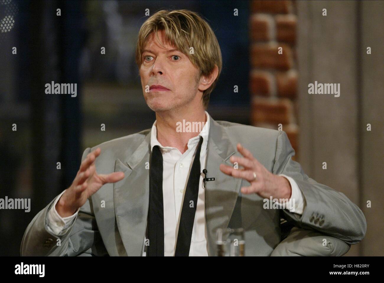 DAVID BOWIE 11 Juillet 2002 Banque D'Images