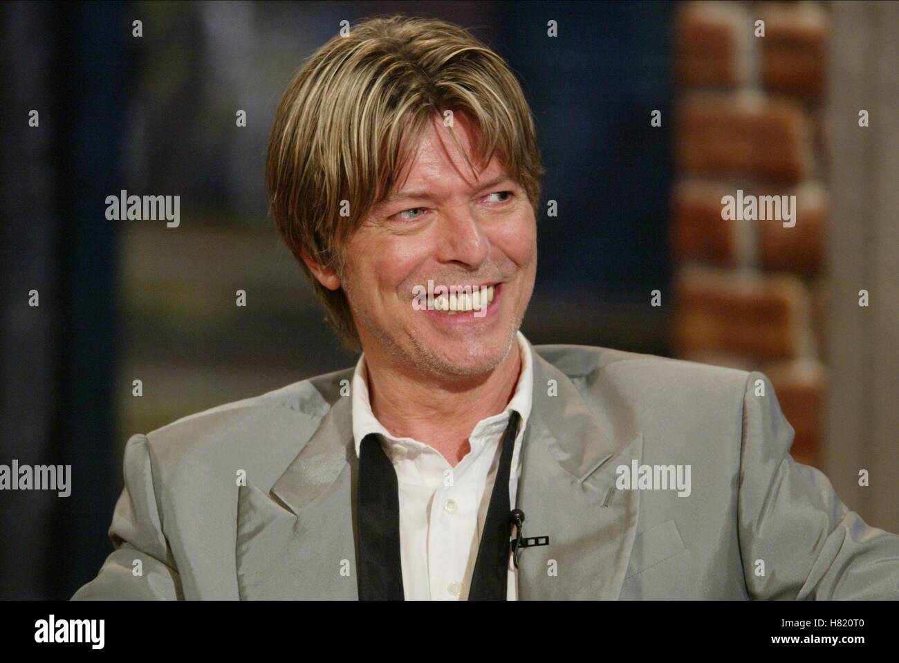 DAVID BOWIE 11 Juillet 2002 Banque D'Images