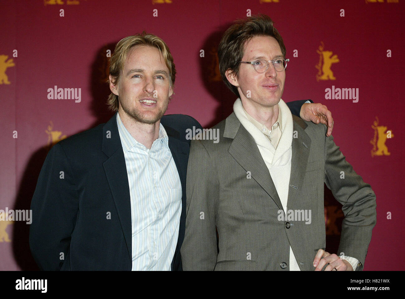 OWEN WILSON ET WES ANDERSON FESTIVAL DU FILM DE BERLIN POTSDAMER PLATZ BERLIN ALLEMAGNE 13 Février 2002 Banque D'Images