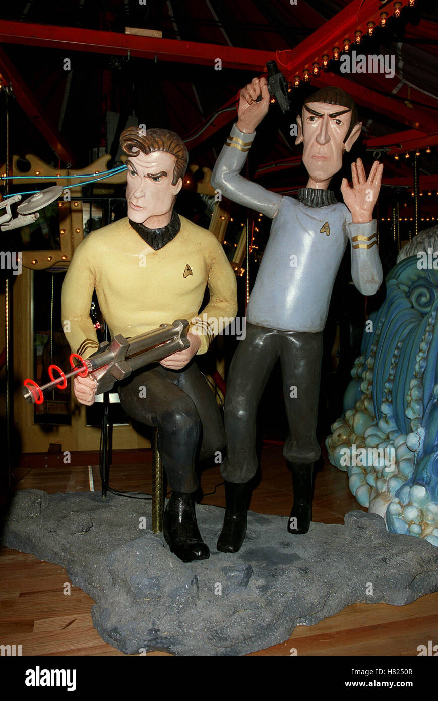 Le capitaine Kirk et M. SPOCK LOS ANGELES USA 17 janvier 2000 Banque D'Images